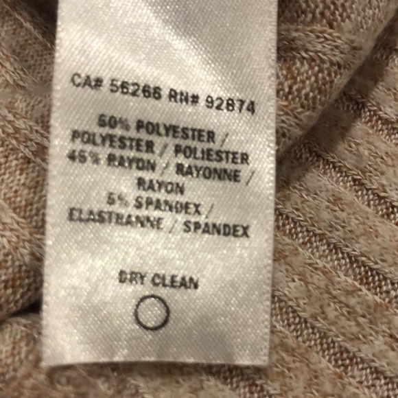 Splendid XS ribbed blush tan long sleeve top comfy - Picture 3 of 4